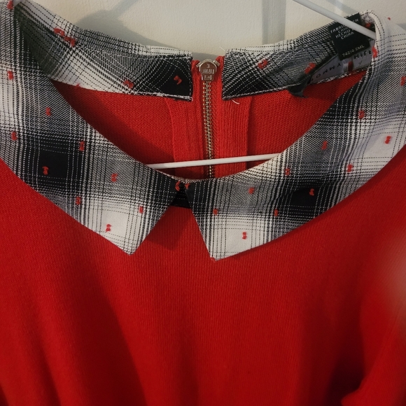 Tommy Hilfiger Sweater over w/faux shirt L - Picture 5 of 7
